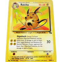 Raichu tarjeta intercambiable